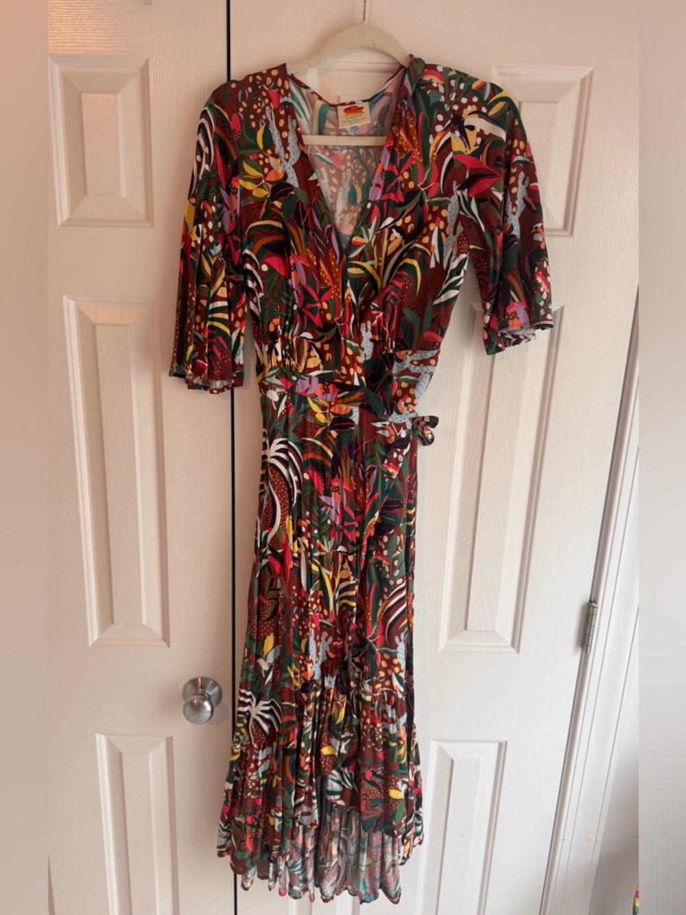 Farm Rio Wrap Maxi Dress - Picture 3 of 6